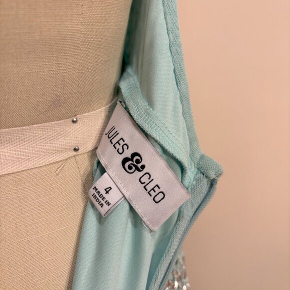 Mint Ombre Sequin Dress - Picture 7 of 7